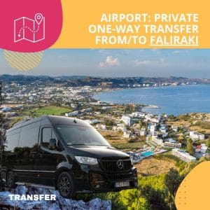 Airport: Private One-Way Transfer From/To Faliraki (Up to 19 Passengers)