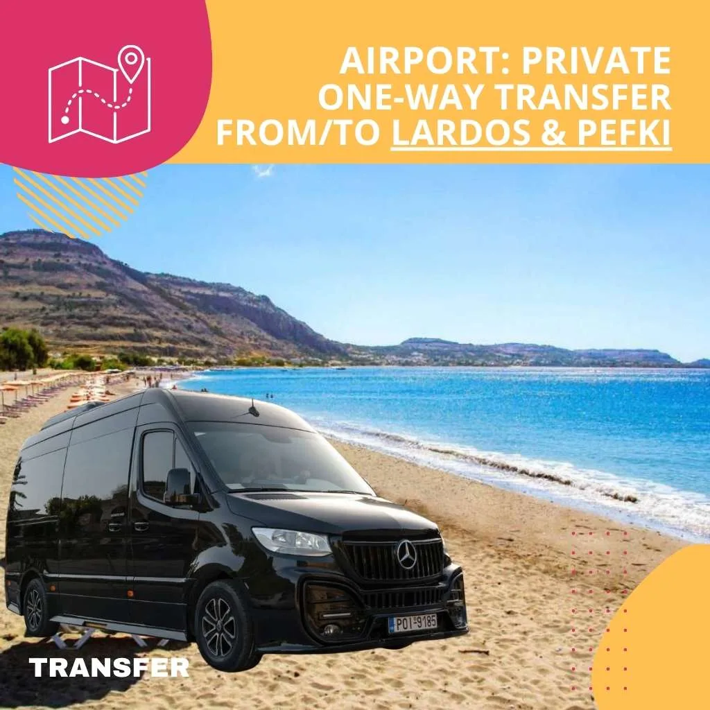 Airport Private One Way Transfer FromTo Faliraki 2 - Island Tour Rhodes By GoTixy