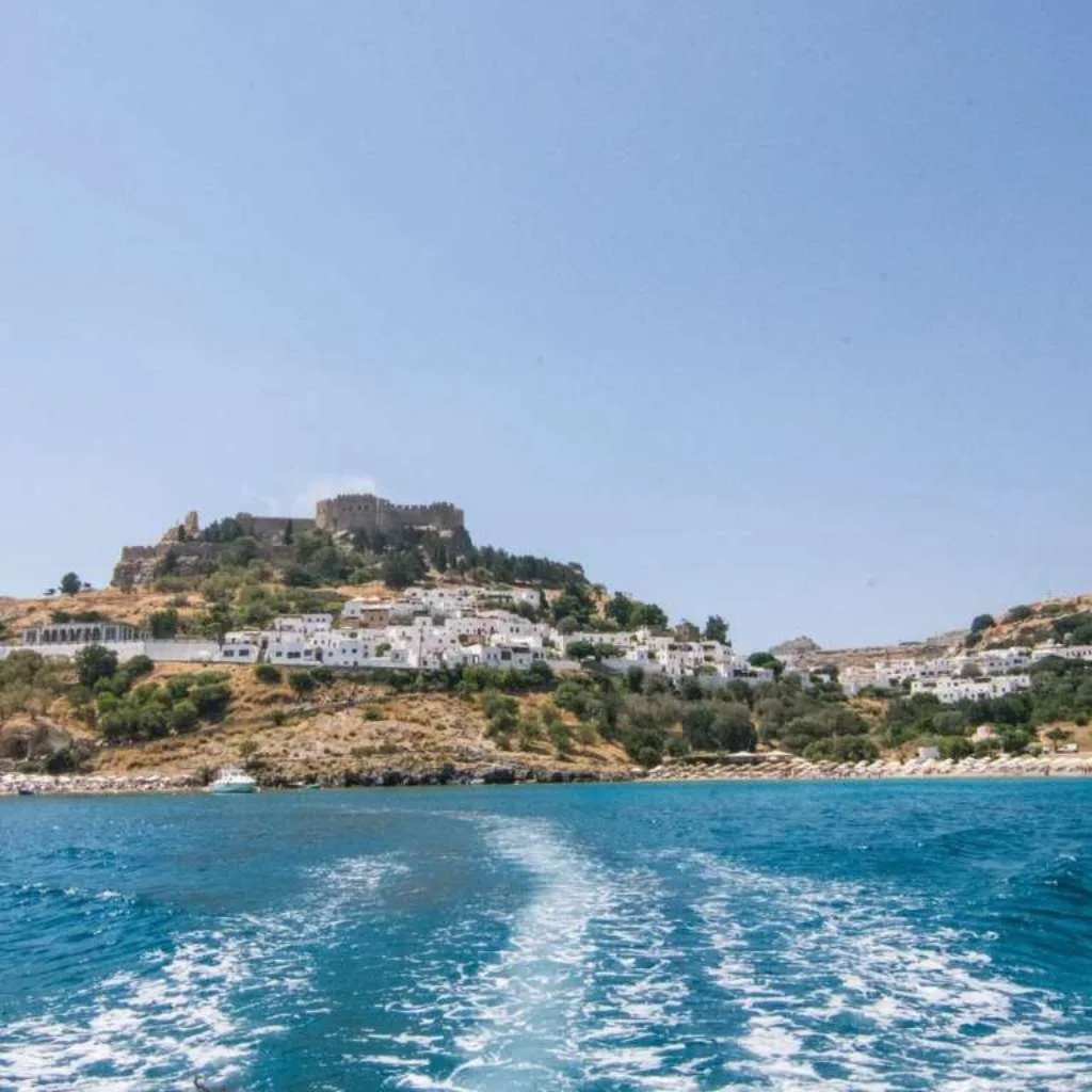 Lindos Cruise Full Day Boat Trip with Swimming Stops - Island Tour Rhodes By GoTixy