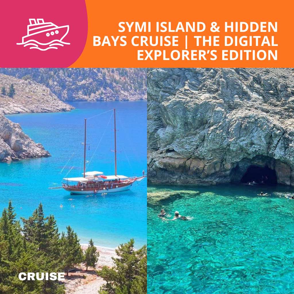 Rhodes Beach Gems Cruise Swim Stops Greek Buffet with Drinks - Island Tour Rhodes By GoTixy