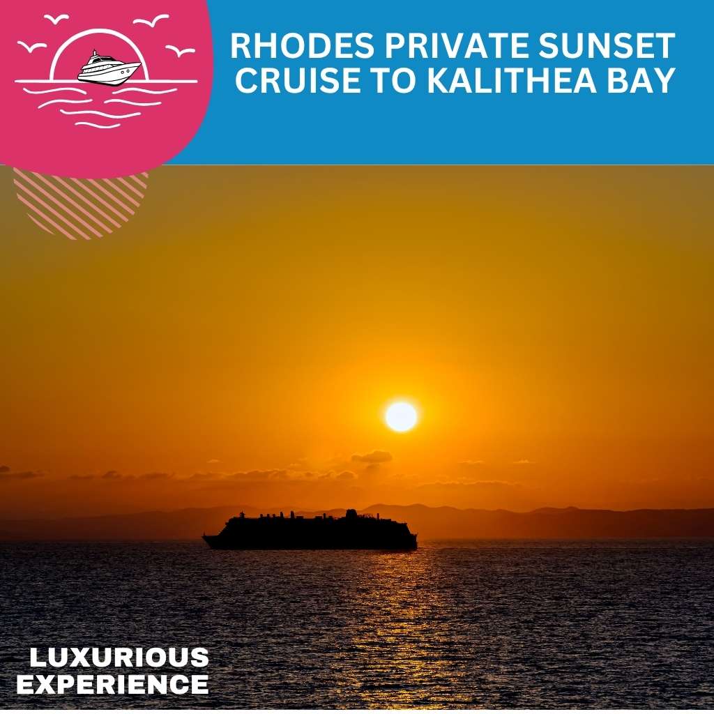 Rhodes Private Sunset Cruise 2 - Island Tour Rhodes By GoTixy