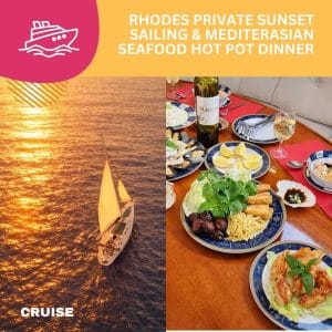 Rhodes Private Sunset Sailing MediterAsian Seafood Hot Pot Dinner 1 1 - Island Tour Rhodes By GoTixy
