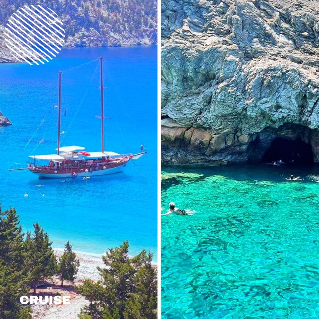 symi island and hidden bays cruise rhodes tours
