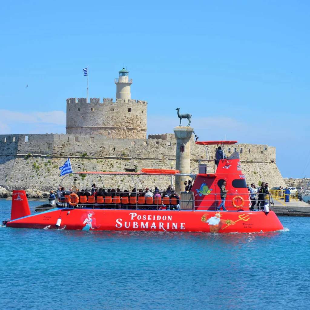 Rhodes Coastal Odyssey Submarine - Island Tour Rhodes By GoTixy