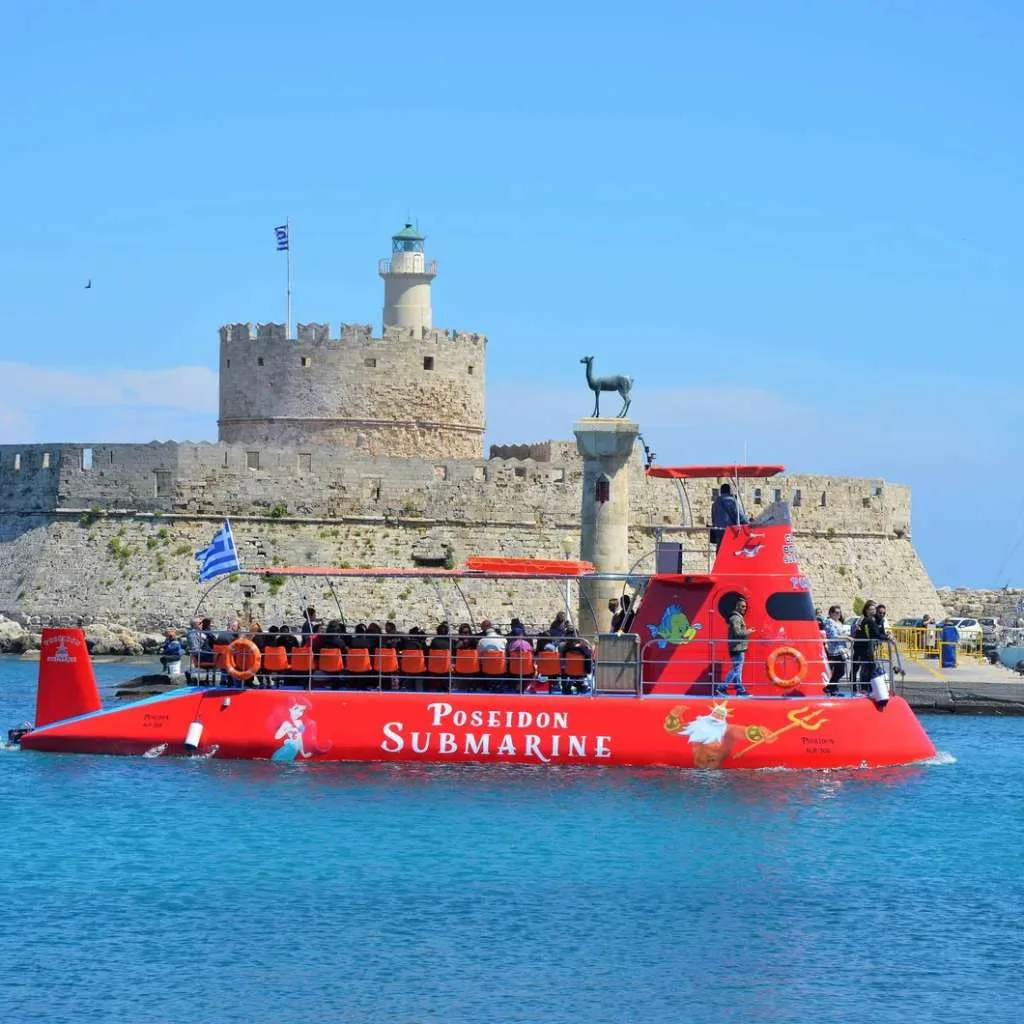 Rhodes Coastal Odyssey Submarine - Island Tour Rhodes By GoTixy