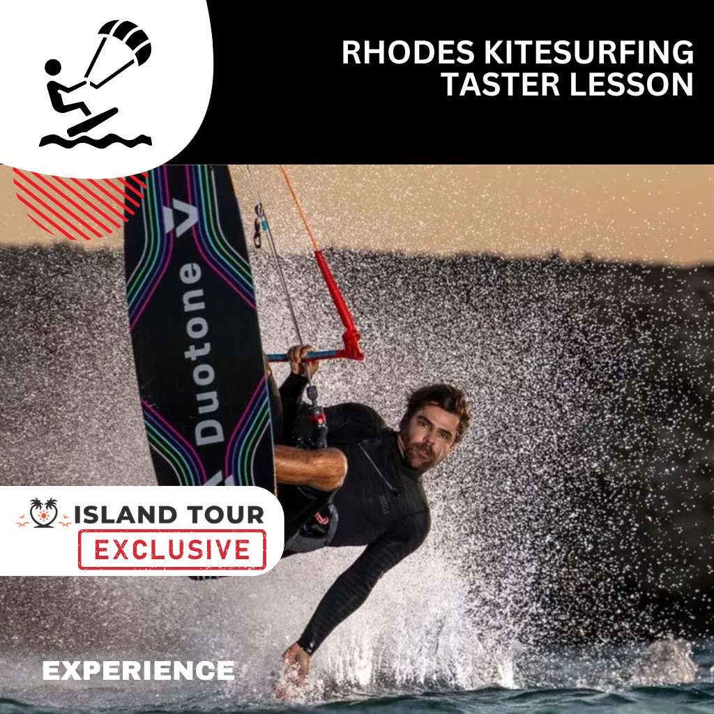 Rhodes Kitesurfing Taster Lesson - Island Tour Rhodes By GoTixy