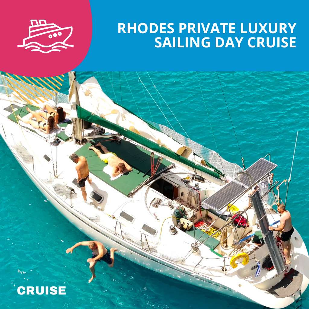 Rhodes Private Luxury Sailing Day Cruise - Island Tour Rhodes By GoTixy