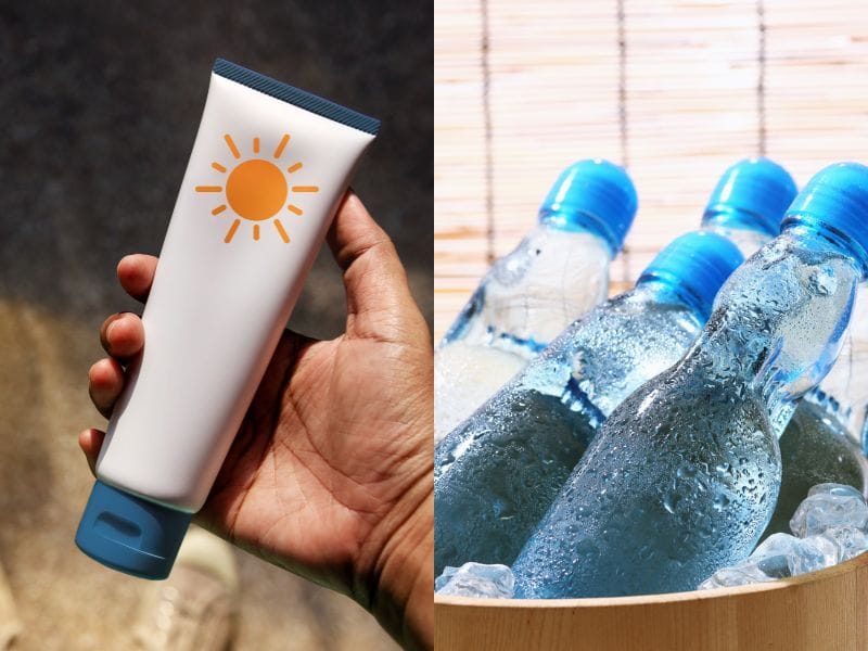 Staying hydrated to avoid Rhodes Flu symptoms during summer
